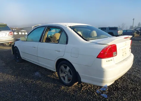 2004 Honda Civic Ex from USA, damaged, VIN 2HGES25744H543601